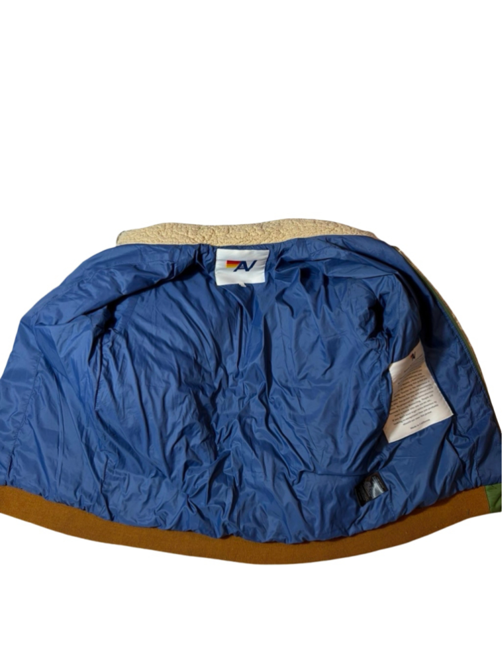 Aviator Nation Sunburst Apres Puffer Jacket Garden Green Unisex Small $875 - Picture 10 of 12
